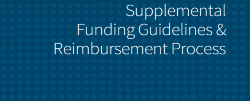 Click image above to open the Supplemental Funding Guidelines Process Document.